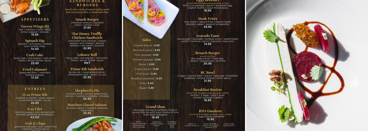 R & C Kitchen Menu