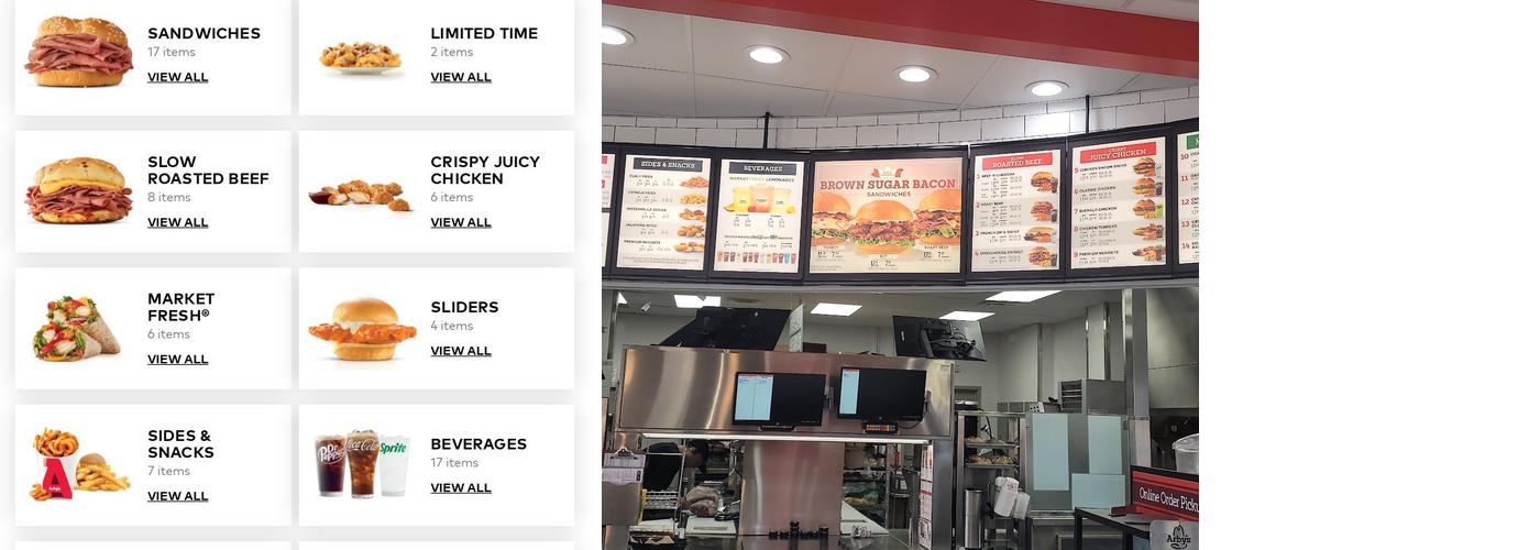 Arby's Menu