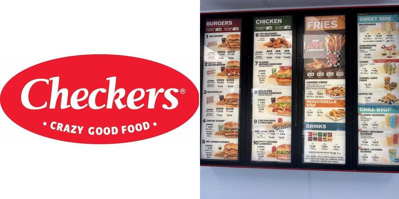 Checkers Menu