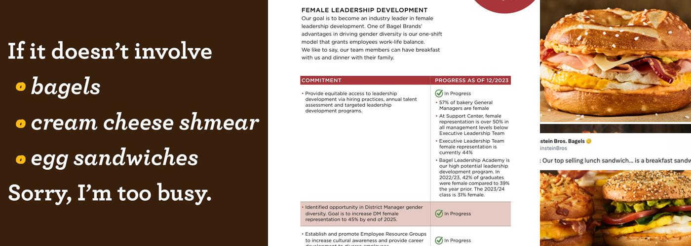 Einstein Bros. Bagels Menu