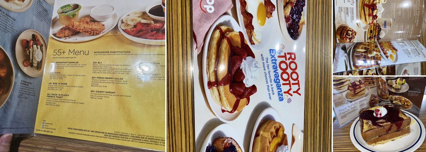 IHOP Menu