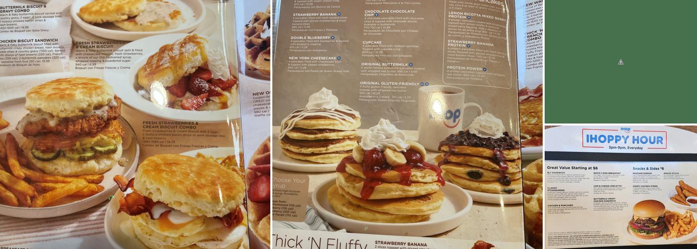 IHOP Menu