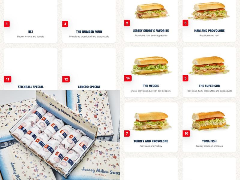 Jersey Mike's Subs Menu