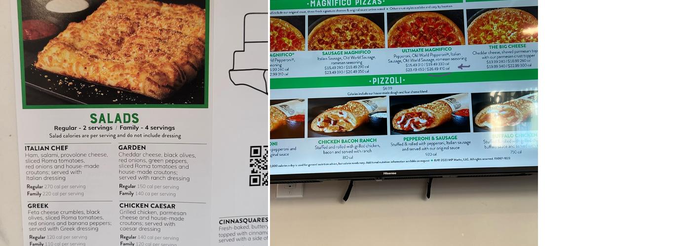 Marco's Pizza Menu