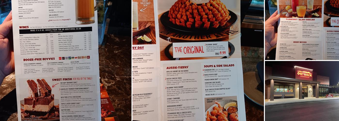 Outback Steakhouse Menu