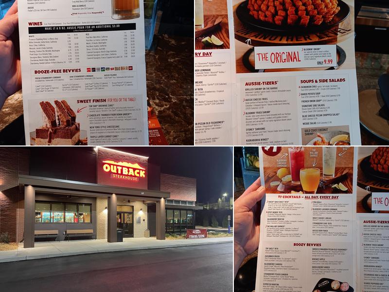 Outback Steakhouse Menu