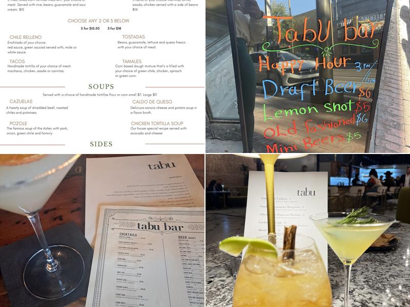 Tabu Bar Menu