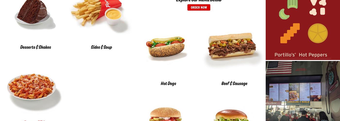 Portillo's Hot Dogs Menu