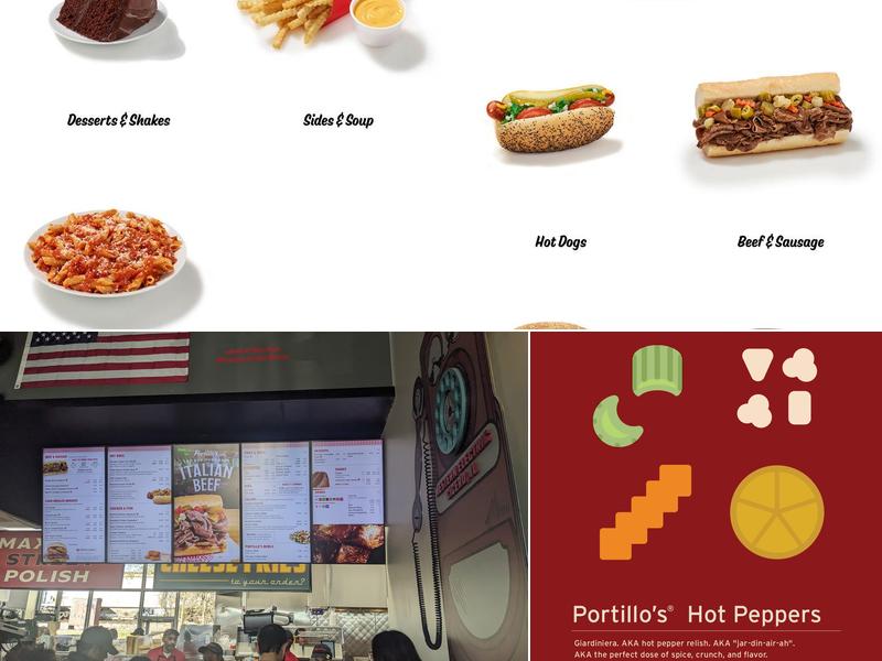 Portillo's Hot Dogs Menu