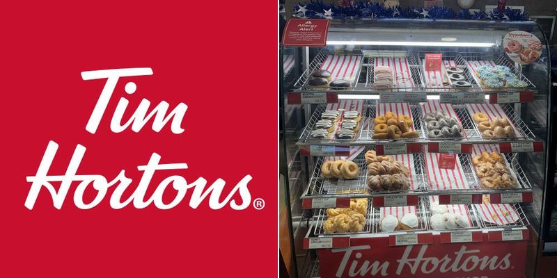 Tim Hortons Menu