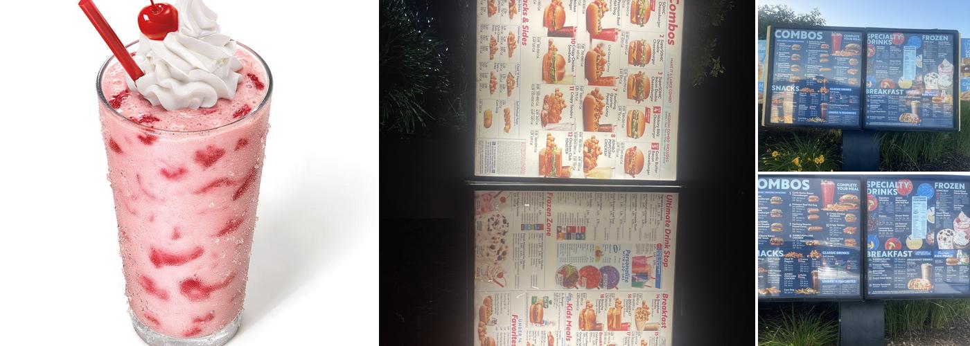 Sonic Drive-In Menu