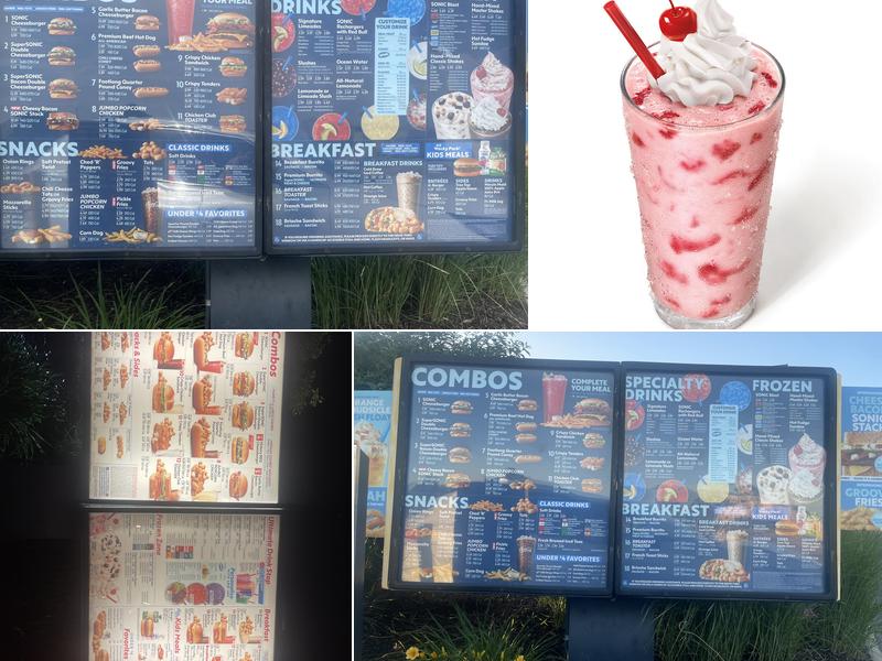 Sonic Drive-In Menu