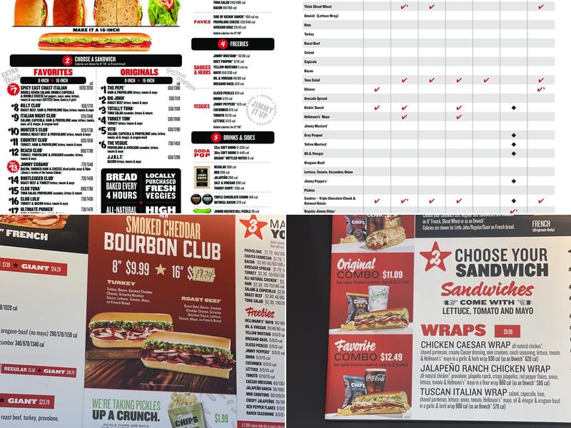 Jimmy John's Menu