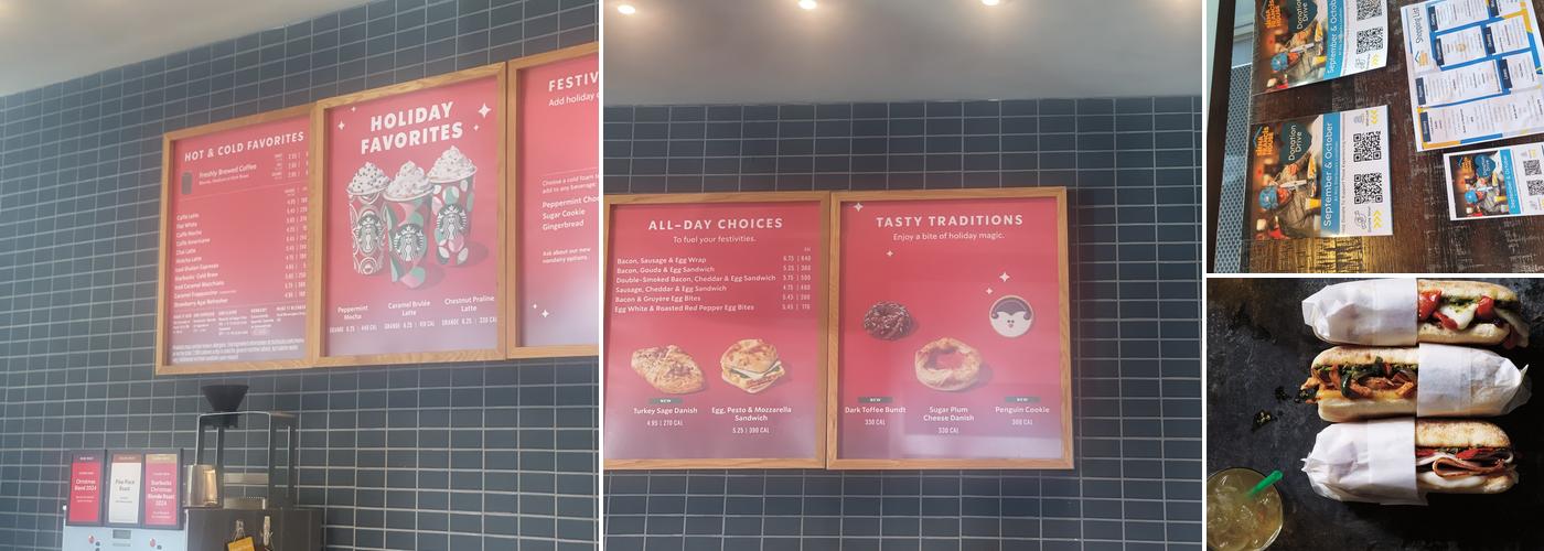 Starbucks Menu