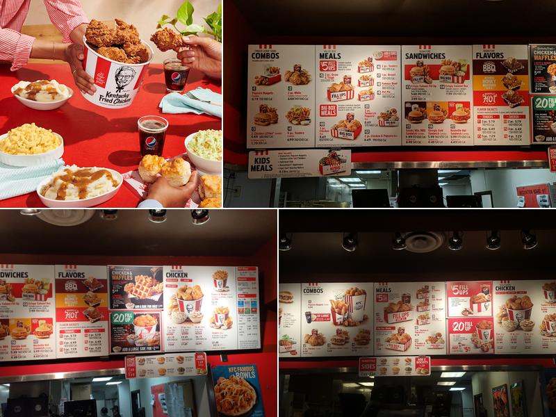 KFC Menu