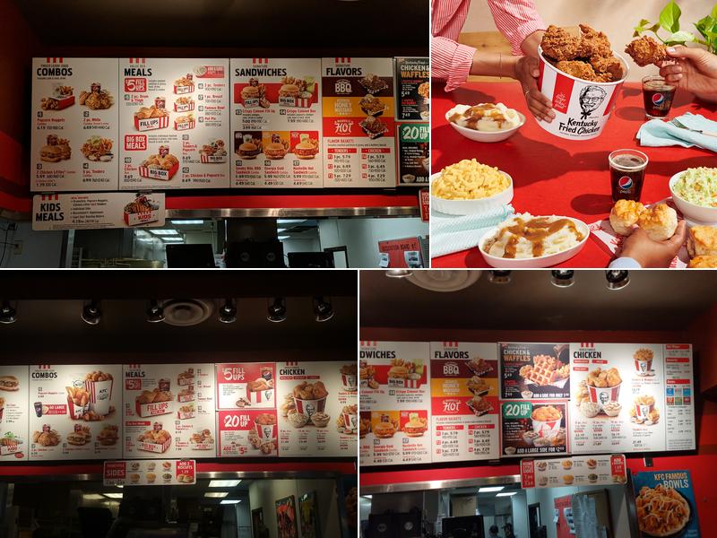 KFC Menu