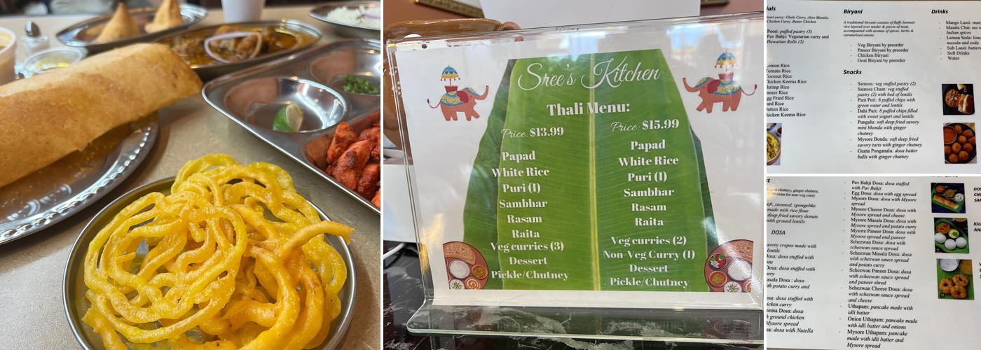 Srees Kitchen Menu