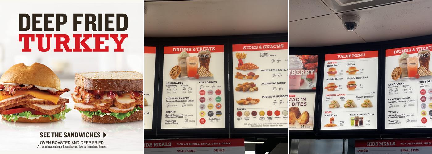 Arby's Menu