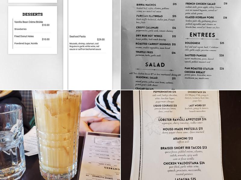 The Turing Tavern Menu