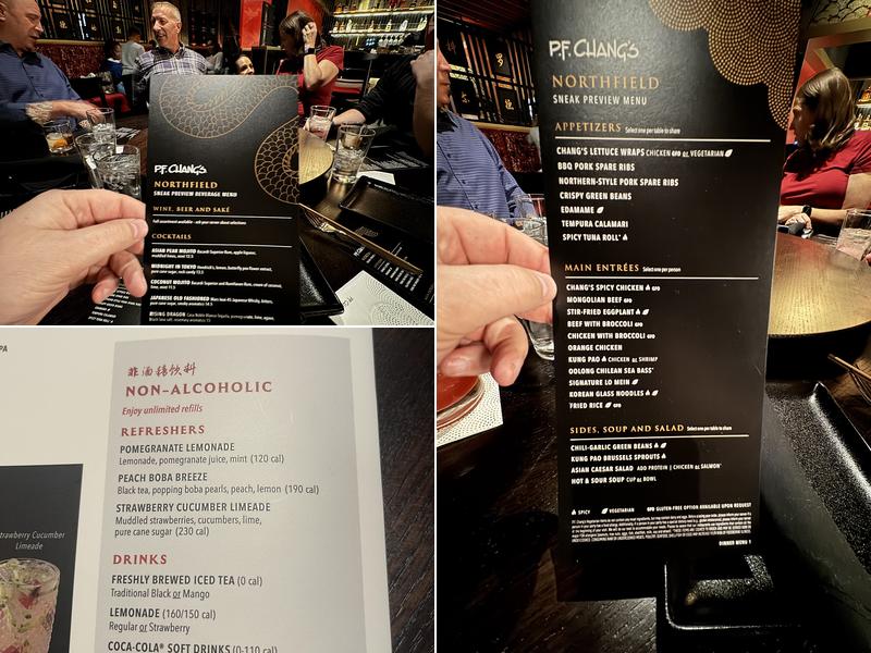 P.F. Chang's Menu