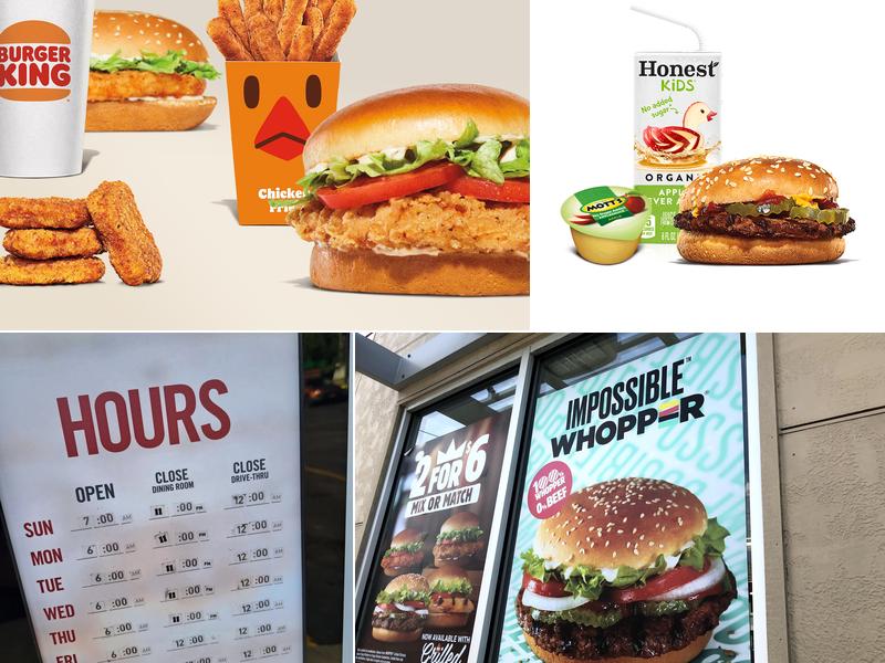 Burger King Menu