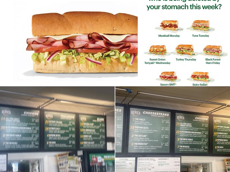 Subway Menu