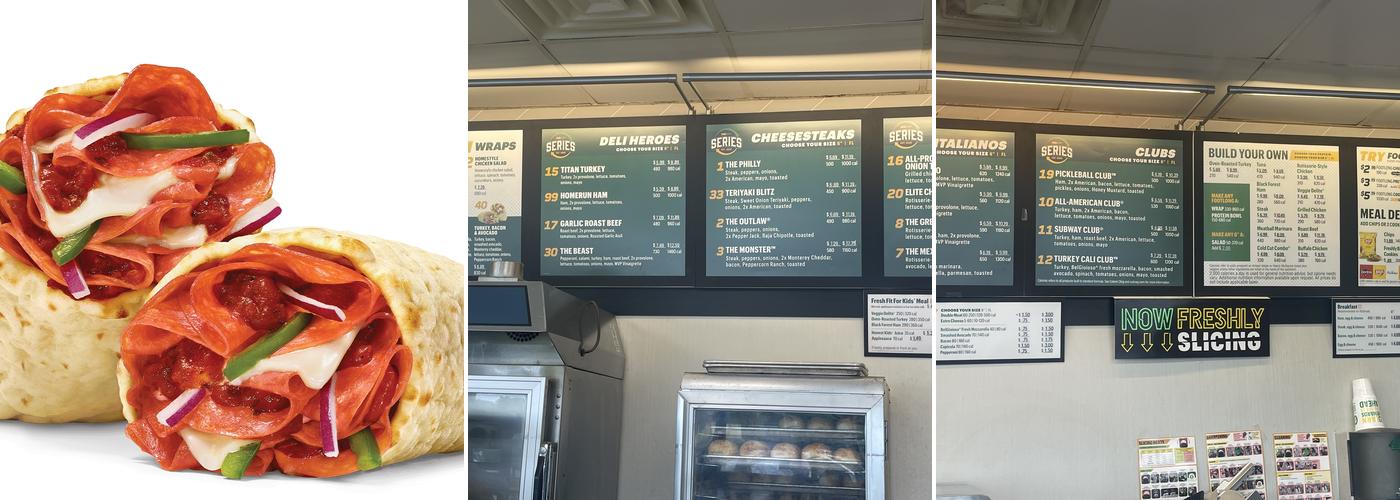 Subway Menu