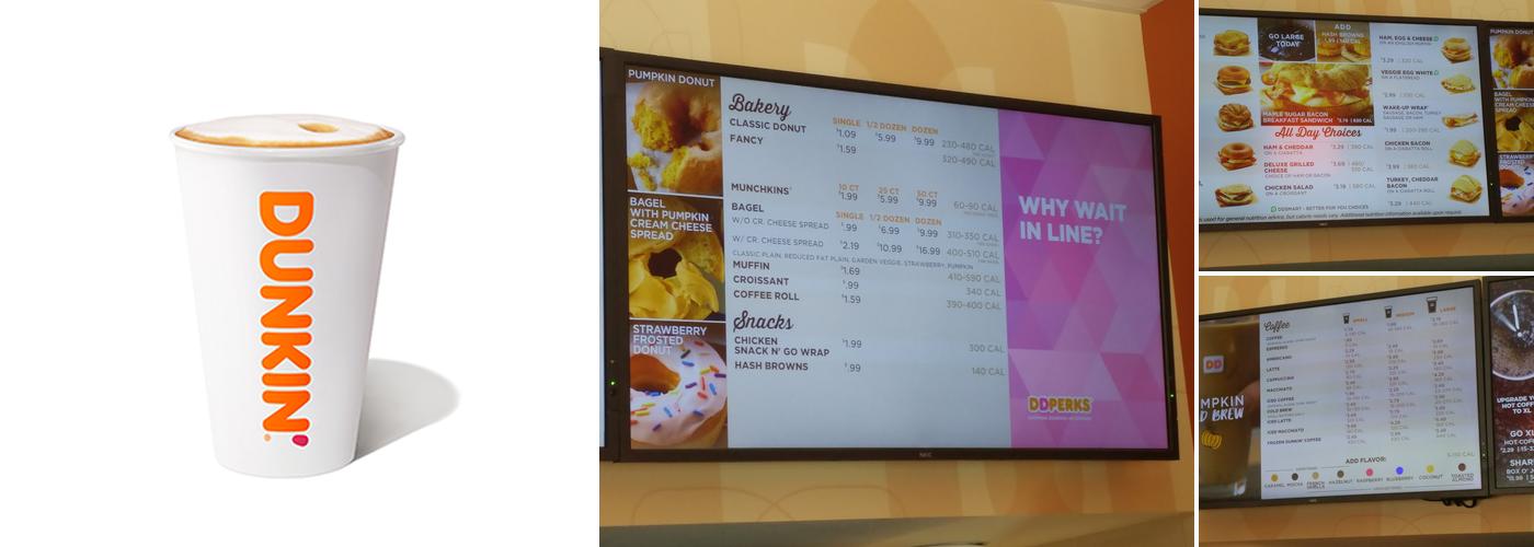 Dunkin' Menu