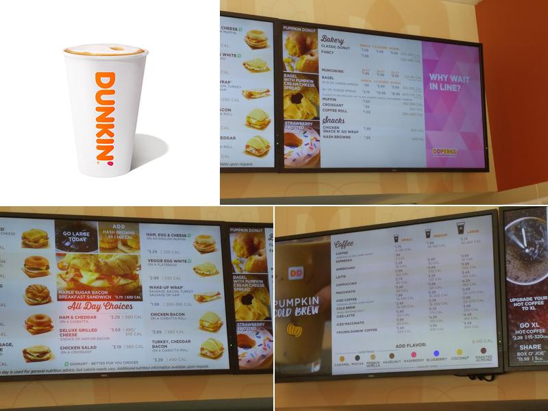 Dunkin' Menu