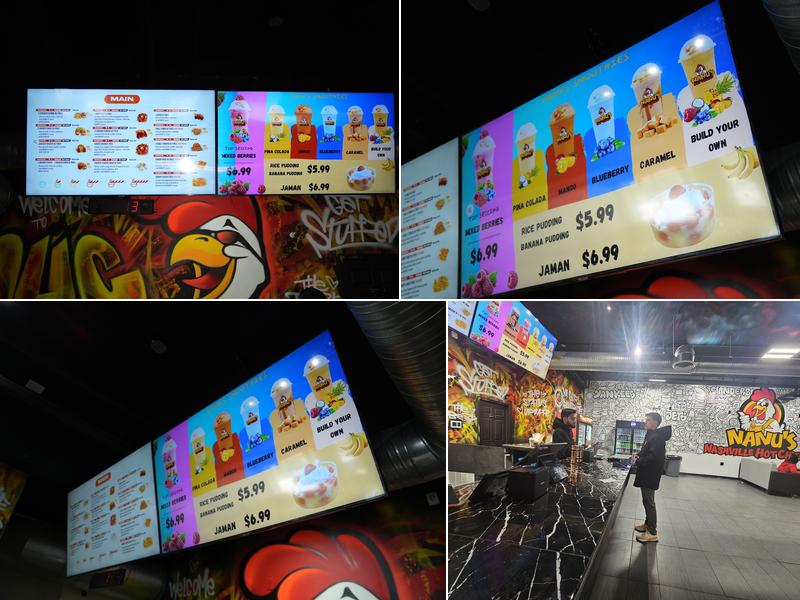 Nanu's Hot Chicken Menu