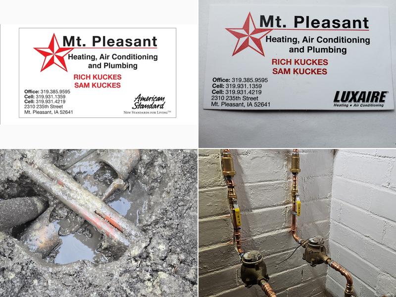 Mt Pleasant Heating Air Conditioning and plumbing.