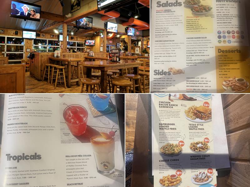 Hooters Menu