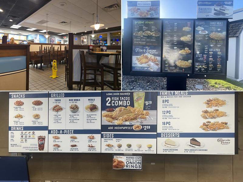 Long John Silver's Menu