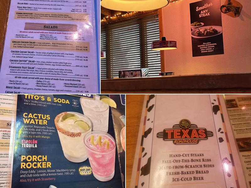 Texas Roadhouse Menu