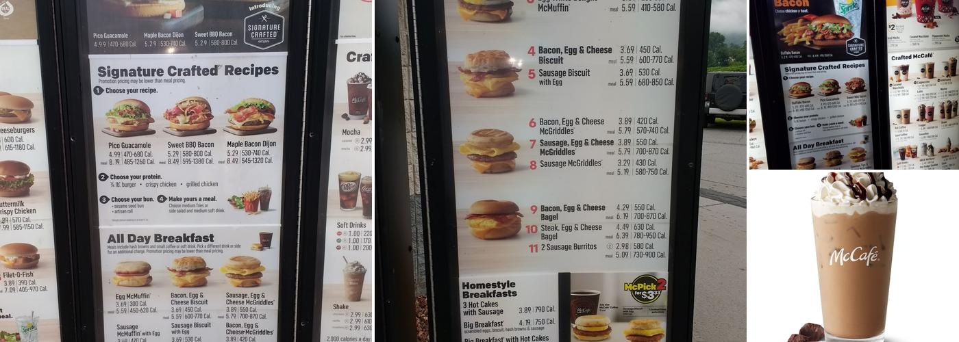 McDonald's Menu