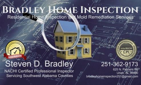 Bradley Home Inspection 625 N Palmers Rd, Uriah Alabama 36480