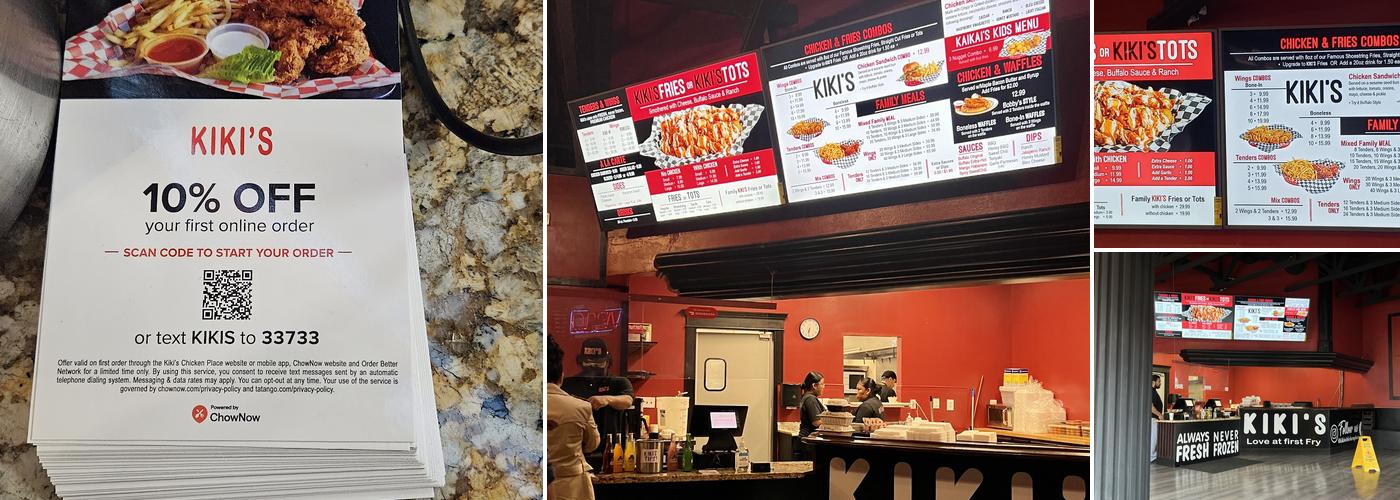 Kiki's Chicken Place Menu