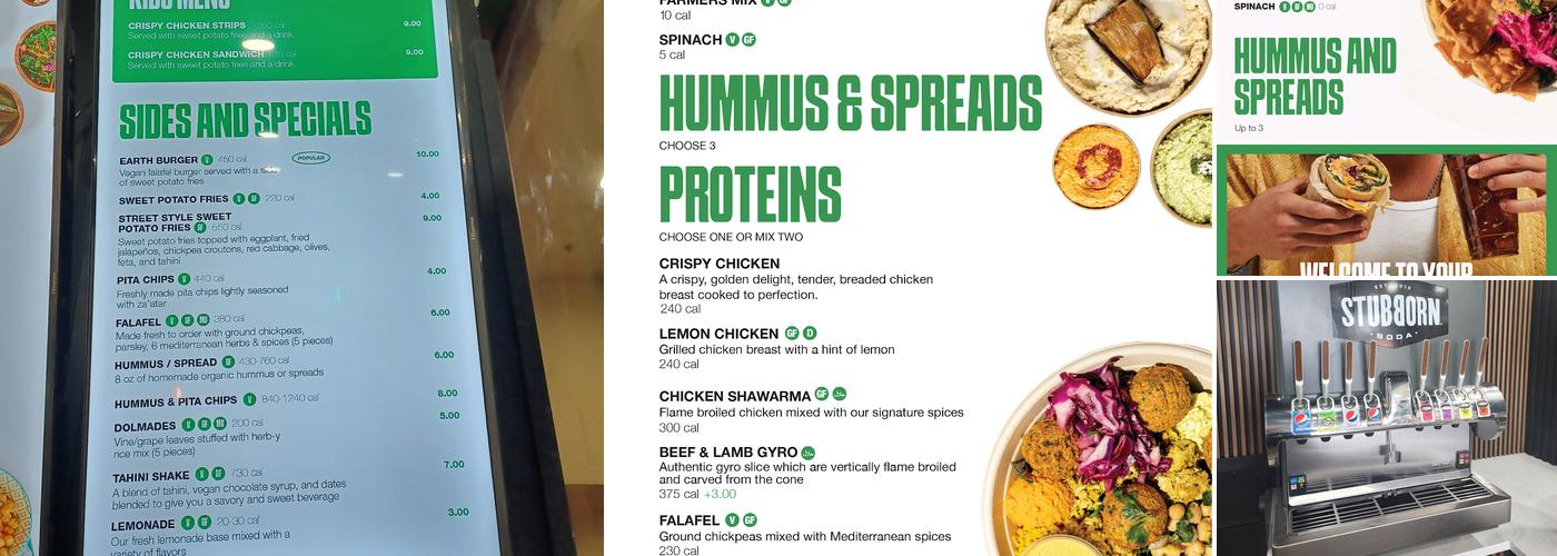 Hummus Republic Menu