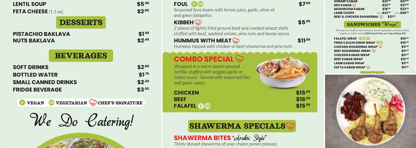 WOW KABAB Menu