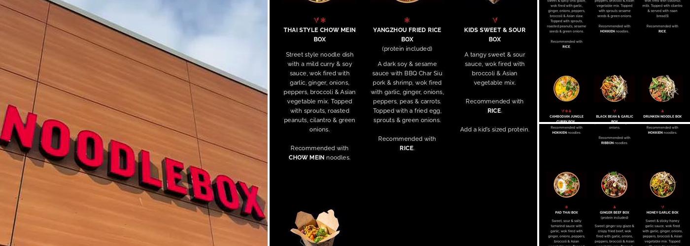 Noodlebox Menu