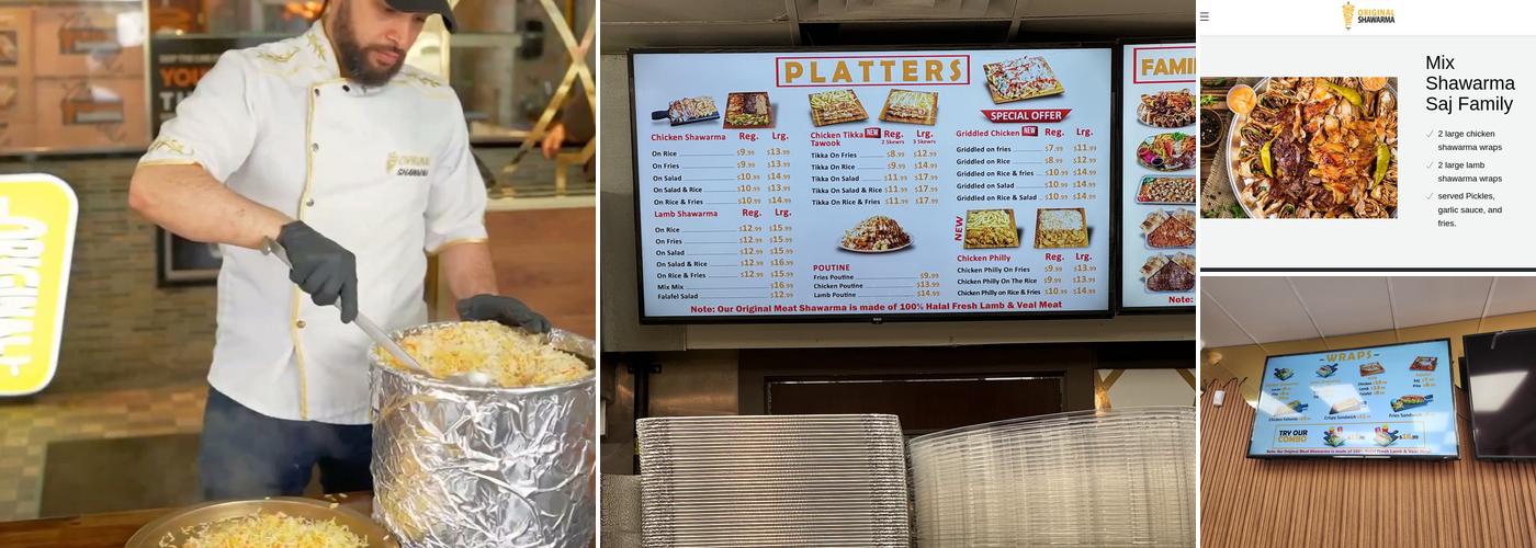 Original shawarma Menu