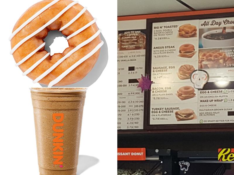 Dunkin' Menu