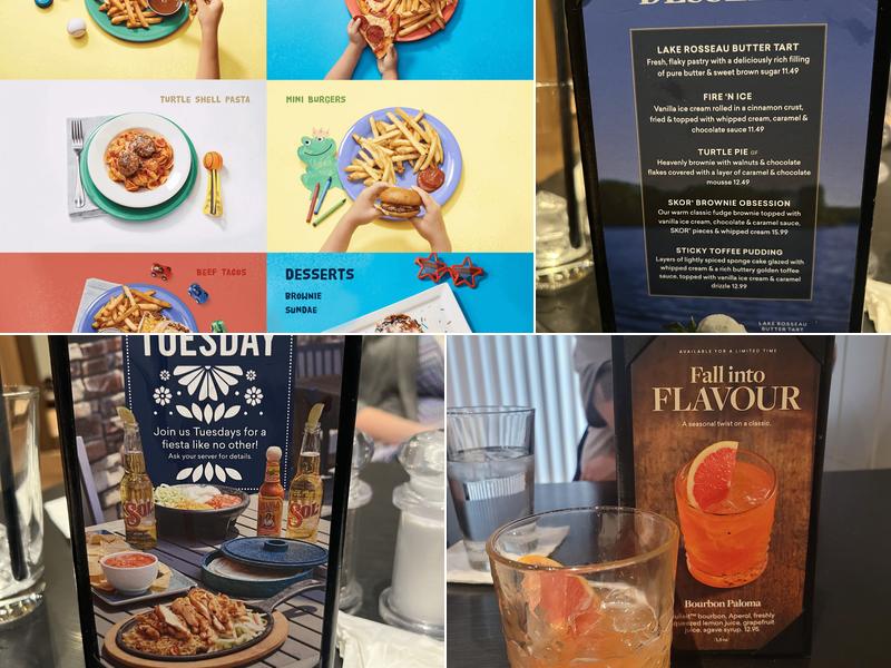 Turtle Jack’s London Menu