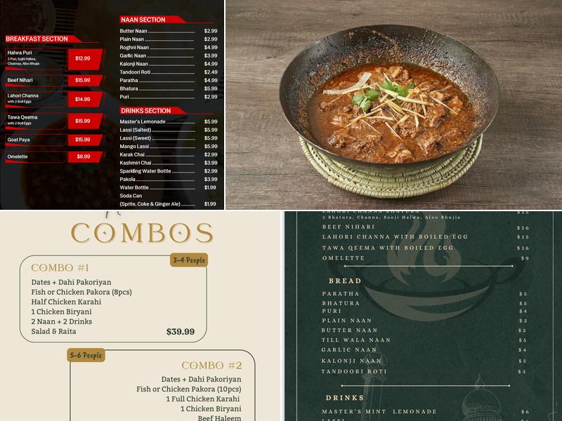 Karahi Master Menu