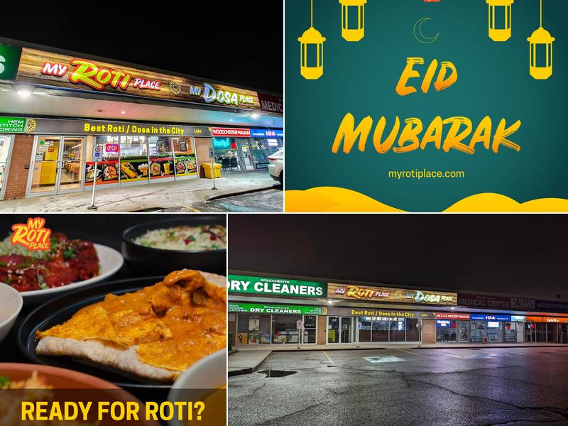 My Roti/My Dosa Place 2458 Dundas St W, Mississauga