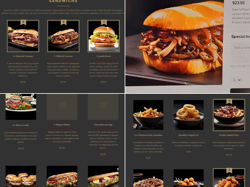 Amsellem Express Menu