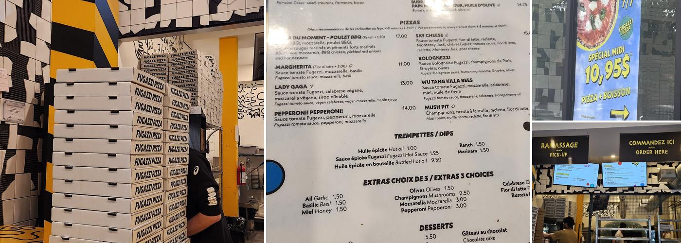 Fugazzi Pizza Presto (Saint-Henri) Menu