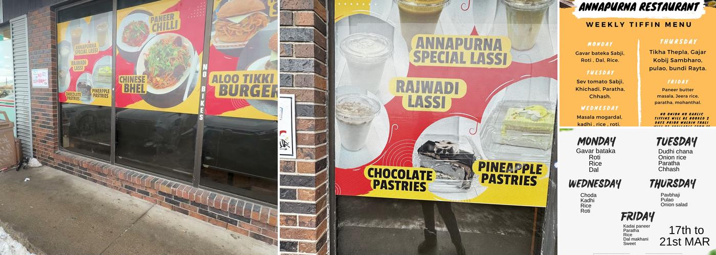 Annapurna Restaurant and tiffin service Menu