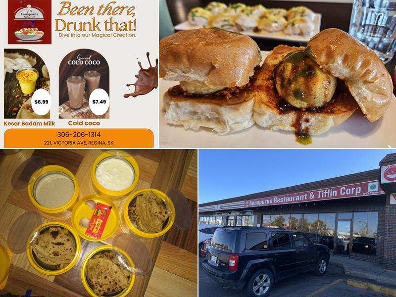 Annapurna Restaurant and tiffin service 221 Victoria Ave, Regina