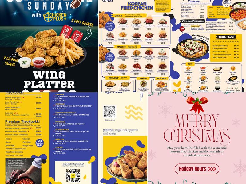 Chicken Plus Menu